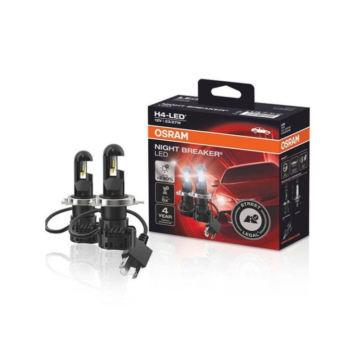 Kit Homologado Osram Night Breaker LED H4 6000K Osram