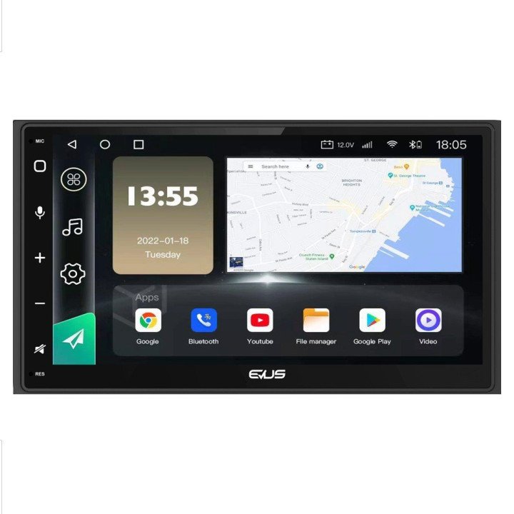 Comprar Evus Radio-reproductor 2 DIN android con DSP , Carplay y Android Auto
