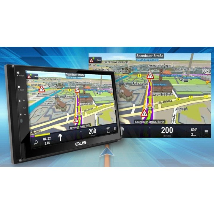 Comprar Evus Radio-reproductor 2 DIN android con DSP , Carplay y Android Auto