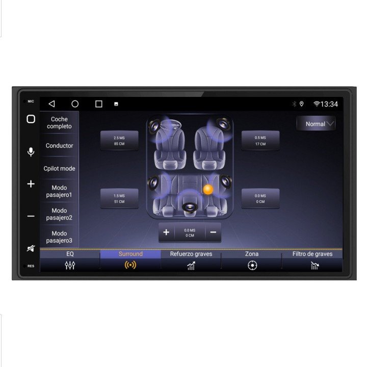 Comprar Evus Radio-reproductor 2 DIN android con navegación y DSP