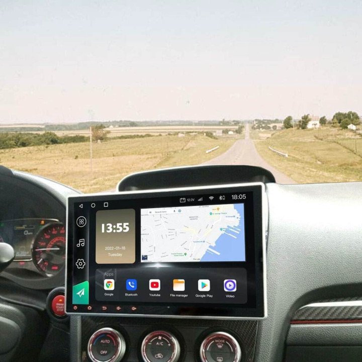 Comprar Evus Radio-reproductor de 10.2″ con ángulo ajustable en formato 1 DIN  con navegación y DSP