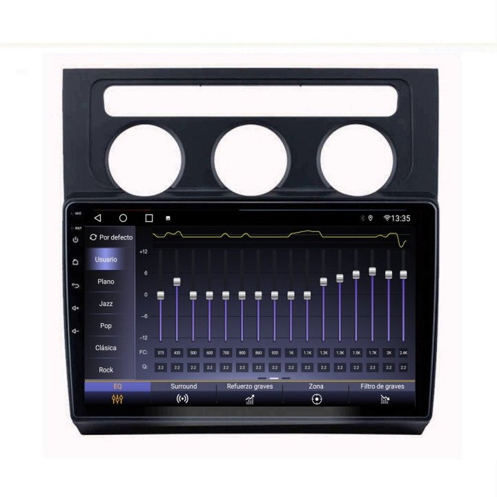 Comprar Evus Unidad Multimedia X10A para VOLKSWAGEN TOURAN (2003-2010).CLIMA AUTO19)