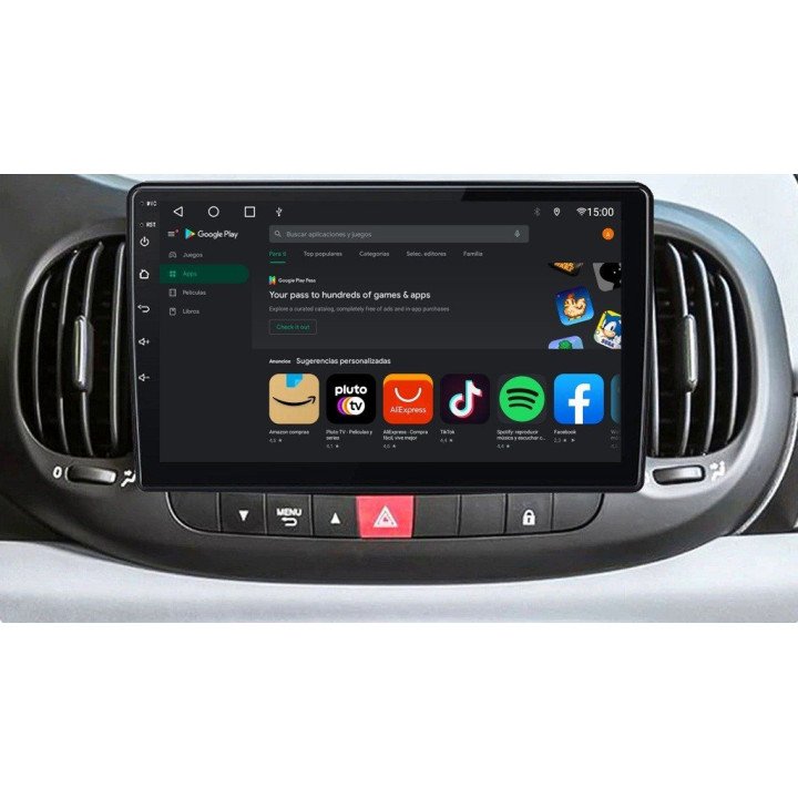 Comprar EVUS Unidad Multimedia X100 Ultra específica para FIAT 500L (2012)