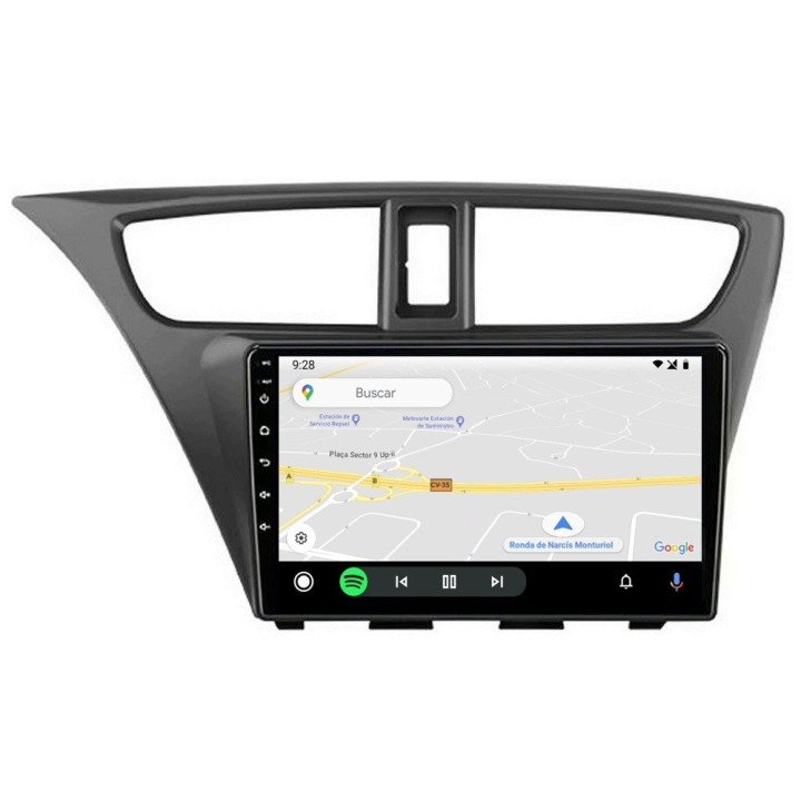 Comprar EVUS Unidad Multimedia X9A específica para HONDA CIVIC (2012-2015)