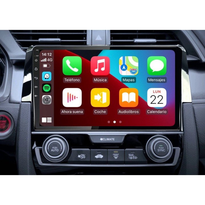 Comprar EVUS Unidad Multimedia X9A específica para HONDA CIVIC 2016