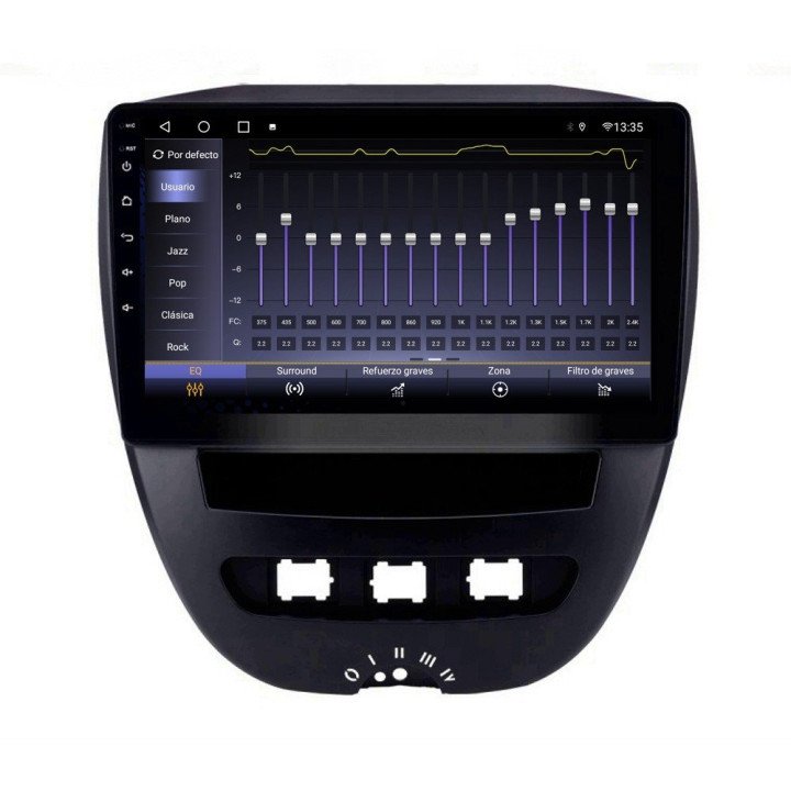 Comprar EVUS Unidad Multimedia X10A para PEUGEOT 107 (2005-2014)