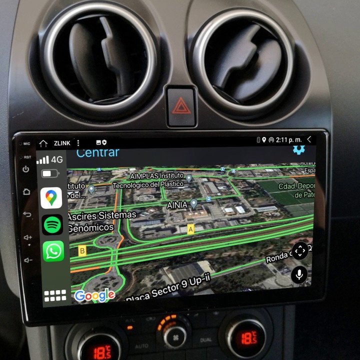 Comprar EVUS Unidad Multimedia X9A específica para NISSAN QASHQAI (2007-2014)