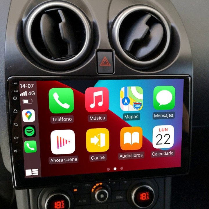 Comprar EVUS Unidad Multimedia X9A específica para NISSAN QASHQAI (2007-2014)