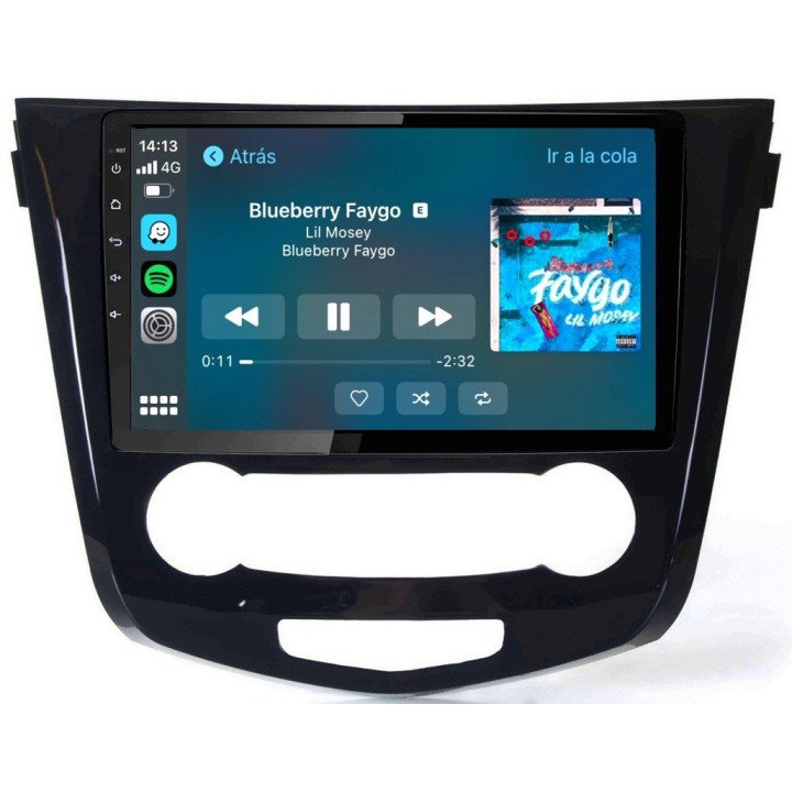 Comprar EVUS Unidad Multimedia X100 Ultra específica para NISSAN XTRAIL (2014-2020) CLIMA MANUAL