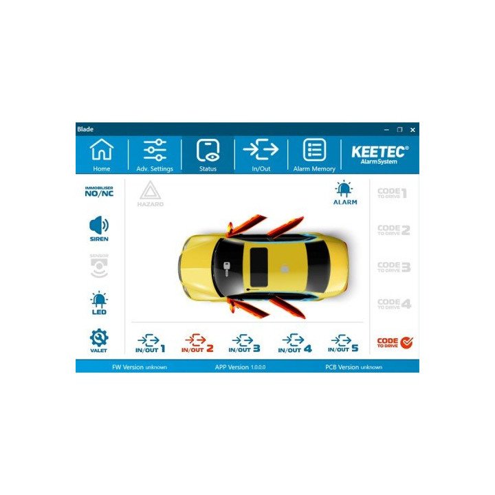 Localizador KEETEC ALARMA BLADE