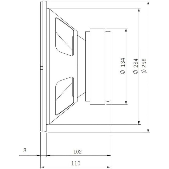 Seven Sounvector - Altavoz para coche SVG 10 /4 - Car Audio