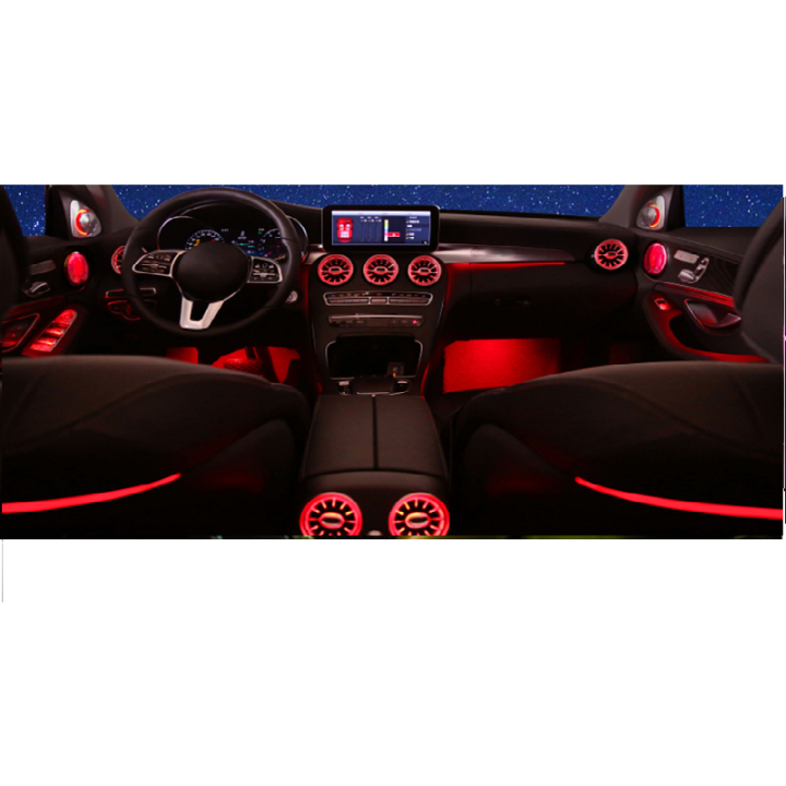 Iluminación ambiental específica para Mercedes-Benz Clase C W205 +2019 NTG5.5