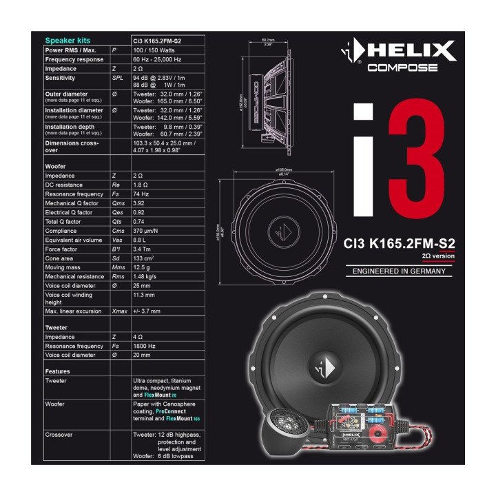 Comprar HELIX Ci3 K165.2FM-S2