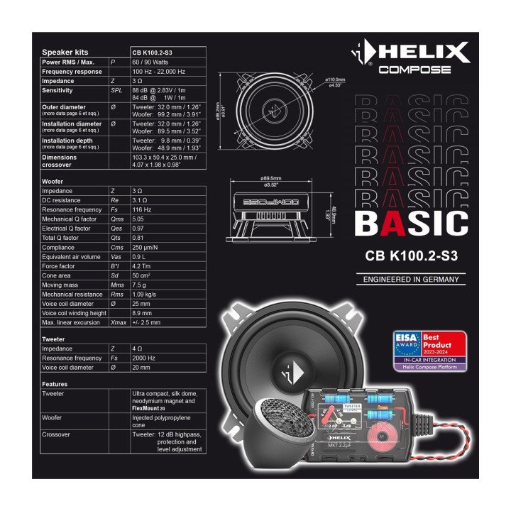 Comprar HELIX CB C100.2-S3