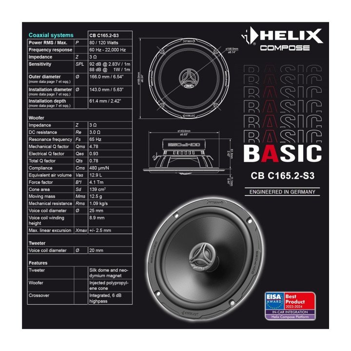 Comprar HELIX CB C165.2-S3
