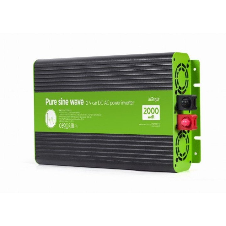 COMPRAR ENERGENIE INVESOR DE CORRIENTE 12V - 220 VAC PURE SINE WAVE 2000 amp