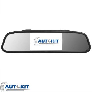 MONITOR RETROVISOR 4.3": AV IN + CAM IN | Autokit
