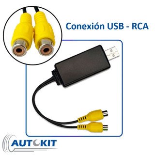 ADAPTADOR USB A SALIDA DE VIDEO RCA | Autokit