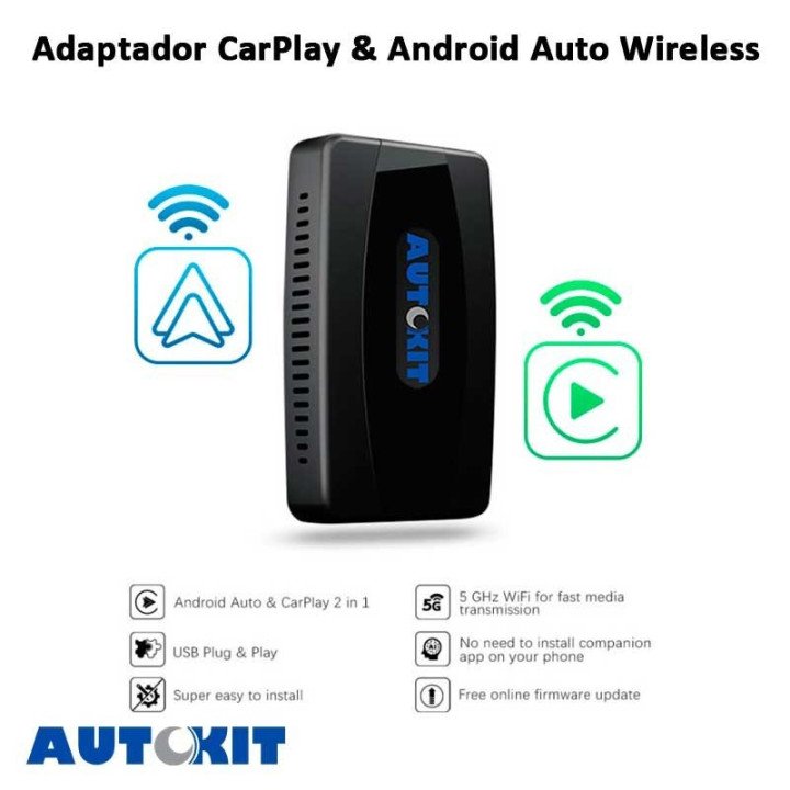 ADAPTADOR CARPLAY - ANDROID AUTO | Autokit