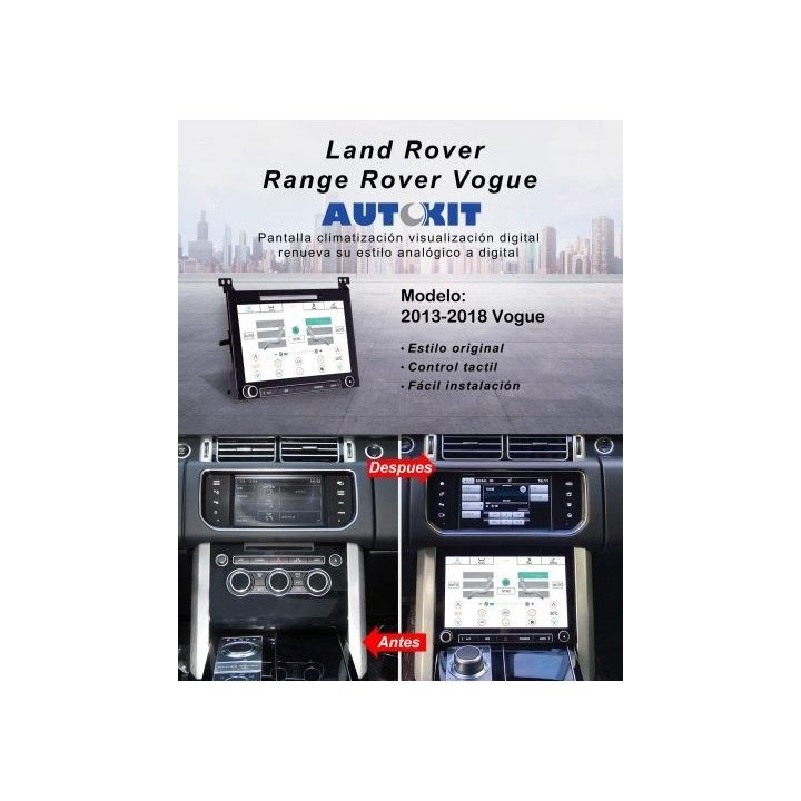 CLIMATIZADOR TACTIL RANGER ROVER VOGUE | Autokit