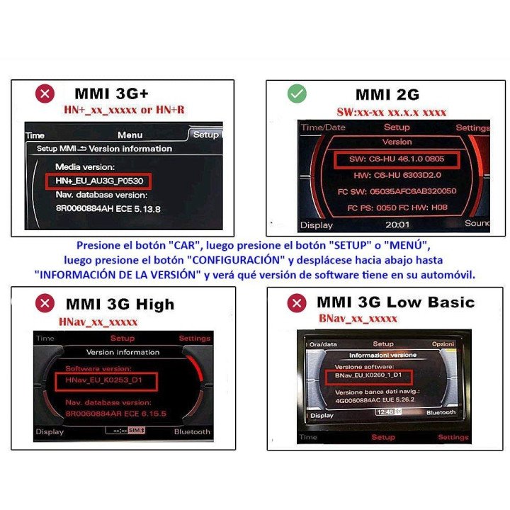 AUDI A6 4F, (MMI 2G) - 8.8"  A10 4-64GB | Autokit