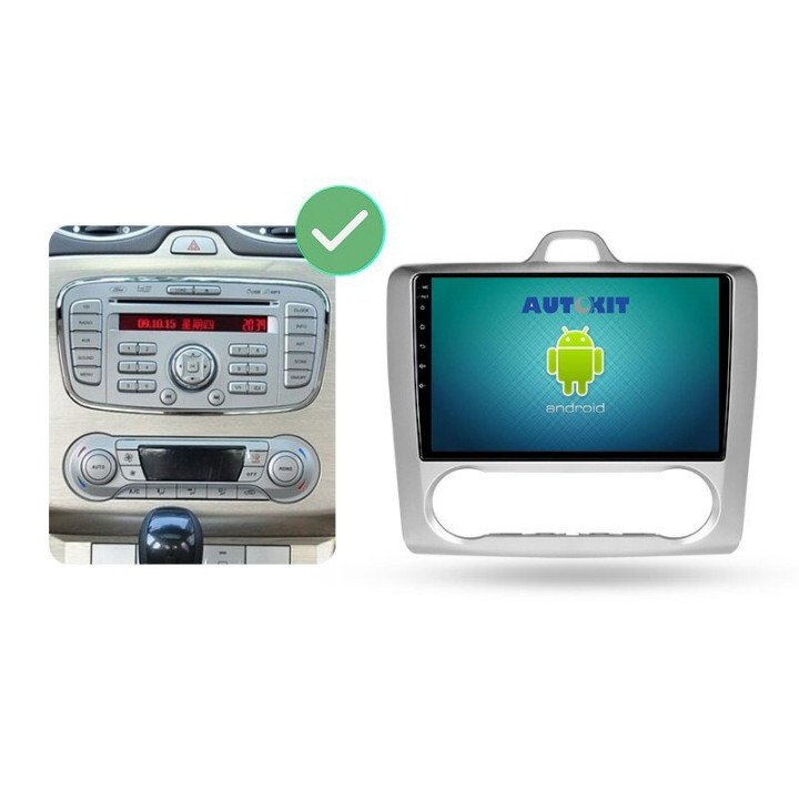 FORD FOCUS MK2 CLIMA (2004-2011) GRIS | Autokit