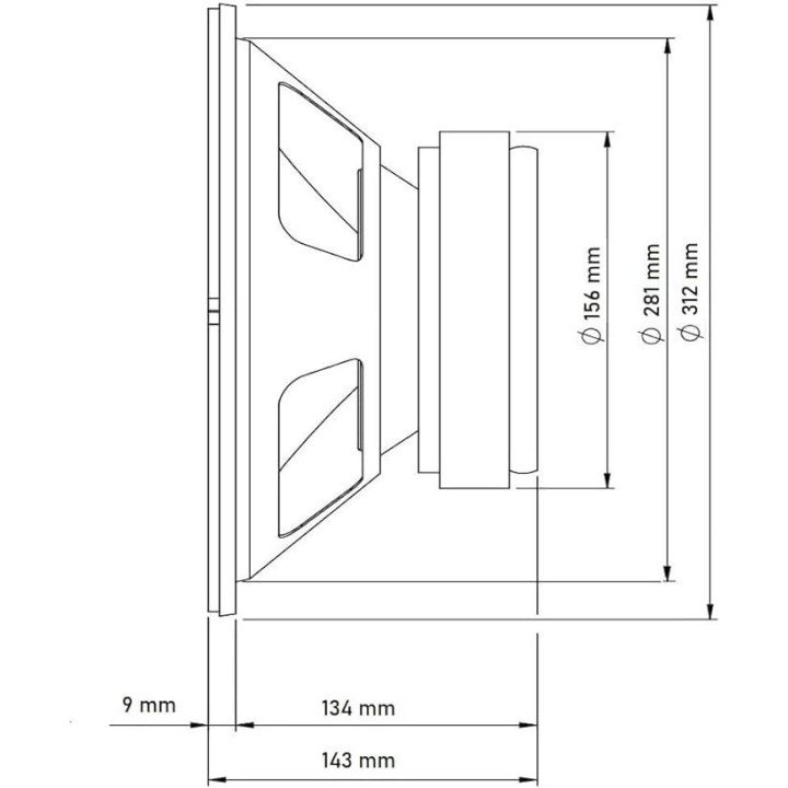 Seven Soundvector SVG12SUB/4- Car Audio