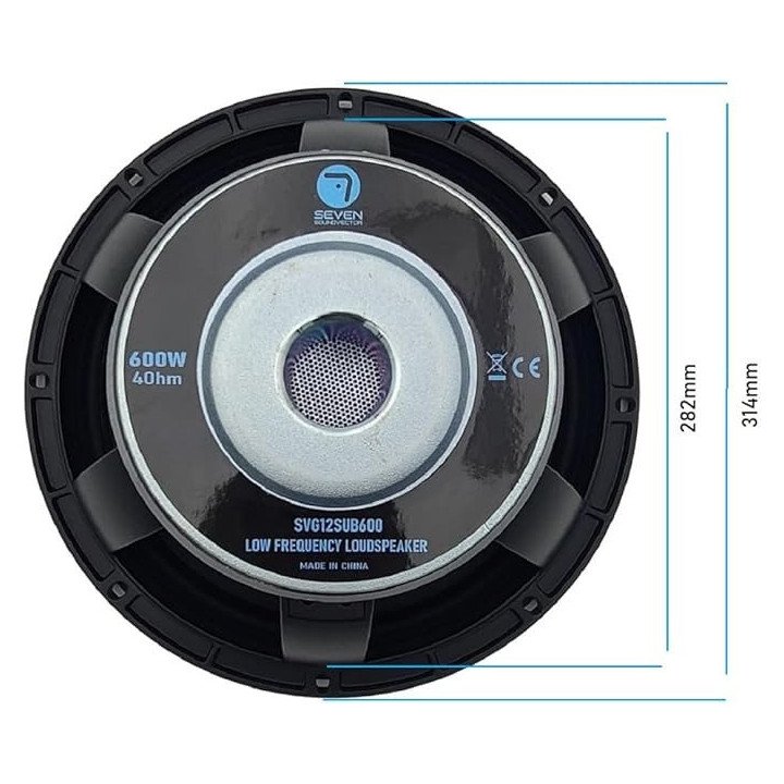 Seven Soundvector SVG12SUB600/4 Car Audio