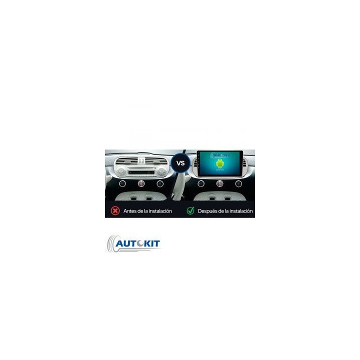 FIAT 500, FIAT 500C (+2007) BLANCO | Autokit