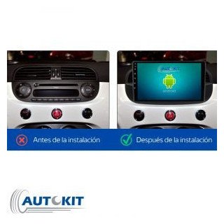 FIAT 500, FIAT 500C (+2007) NEGRO | Autokit