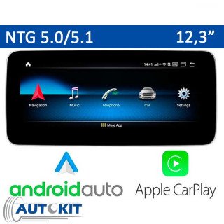 MERCEDES CLASE A/CLA/GLA NTG (+2015) 12,3″ 6/128GB | Android