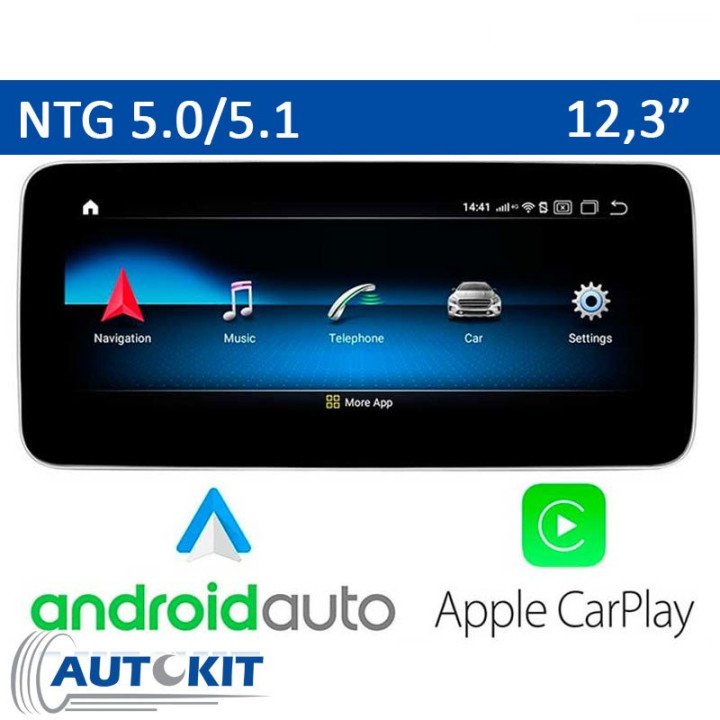 MERCEDES CLASE A/CLA/GLA NTG (+2015) 12,3″ 6/128GB | Android