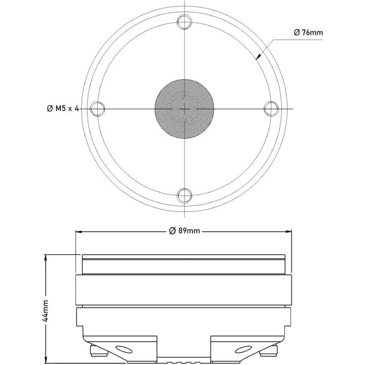 Seven Soundvector Driver SVT3401-B - Motor de compresión - Tamscar Audio