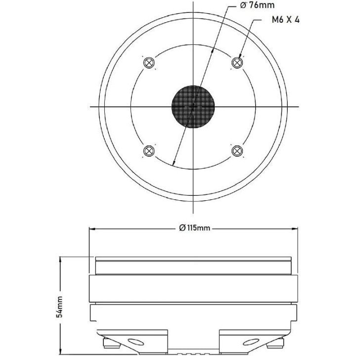 Seven Sounvector Driver SVT4401-B - Motor de compresión - Tamscar Audio