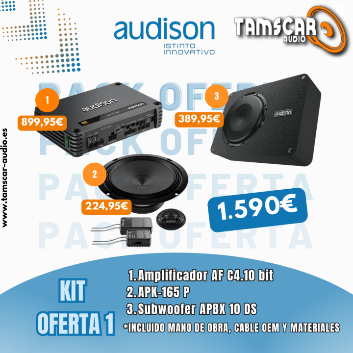 Comprar PACK AUDISON OFERTA 1