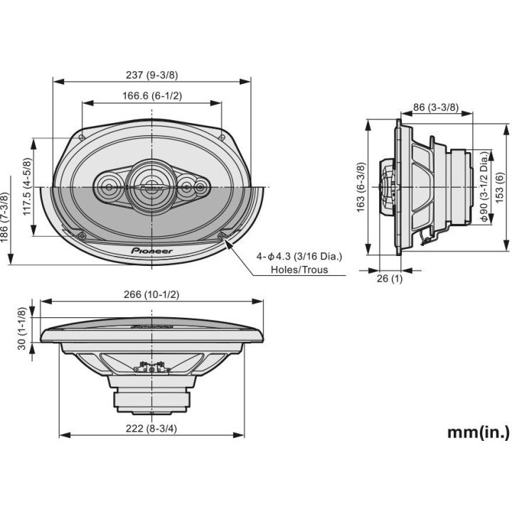 Comprar Pioneer TS-A6991F