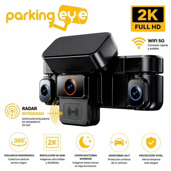 Comprar Dashcam Parking Eye 360º 2K antivandalismo con Radar de vigilancia integrado