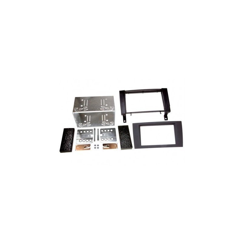 Soporte auto-radio doble DIN Mercedes