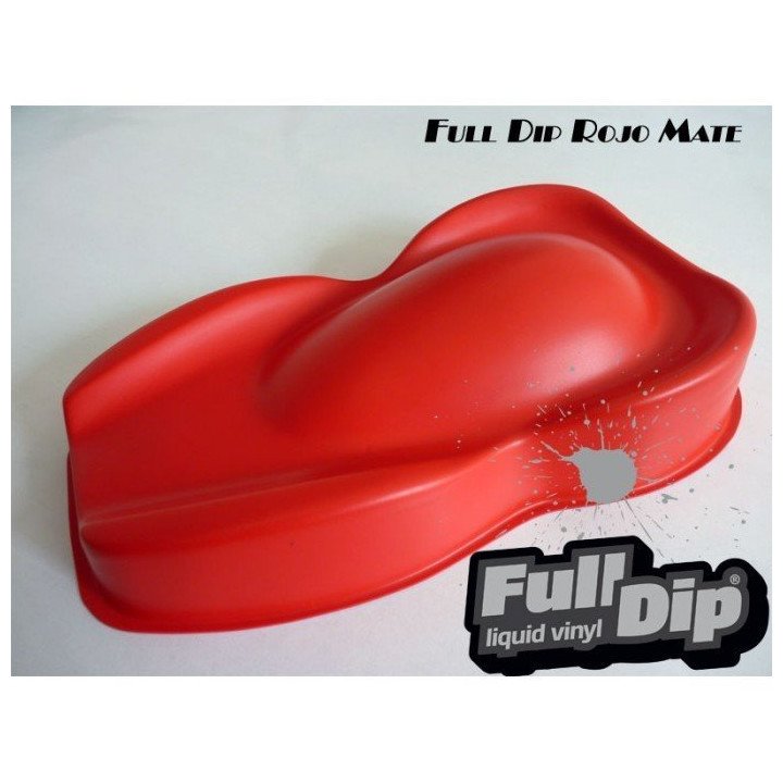 COMPRAR pintura vinilo liquido FULL DIP ROJO MATE