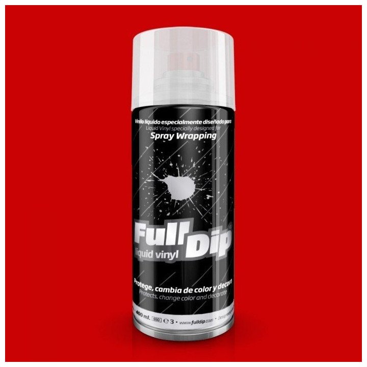 COMPRAR pintura vinilo liquido FULL DIP ROJO MATE