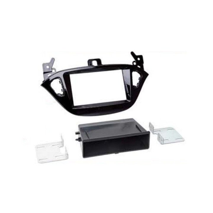 Soporte auto-radio doble DIN Opel