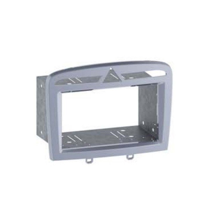 Soporte auto-radio doble DIN Peugeot