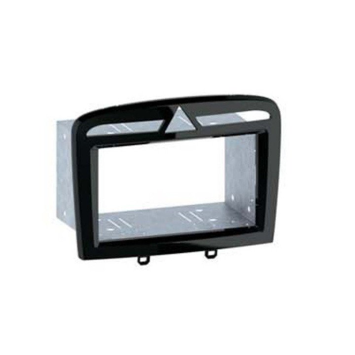 Soporte auto-radio doble DIN Peugeot