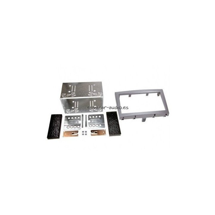 Soporte auto-radio doble DIN Porsche