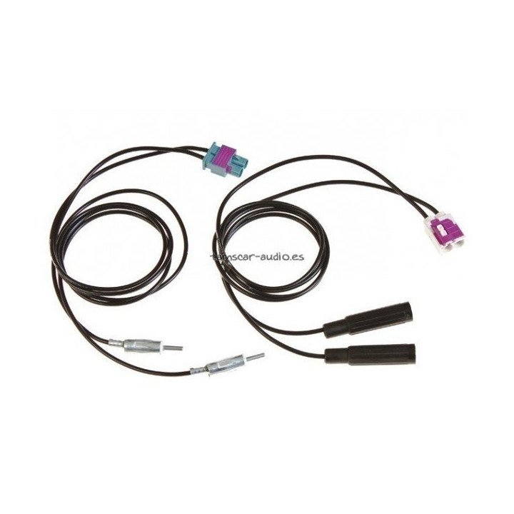 Jgo. conectores antena Audi