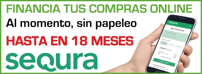 Financia tus compras online al momento, sin papeleo, hasta en 18 meses con Sequra